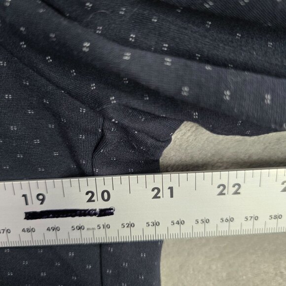 Womens Cabi Navy Blue Button Up Blazer Jacket 3/4 Sleeves Rayon Blend Size L - Picture 5 of 7